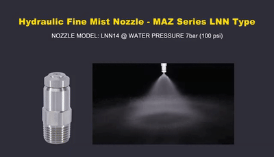 Hydraulic Fine Atomizing Fogging Nozzles