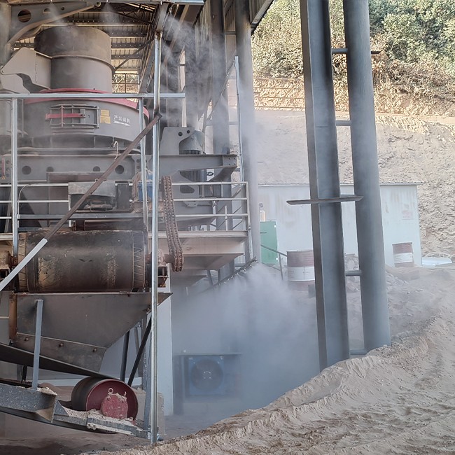 Dust suppression demand of loading house