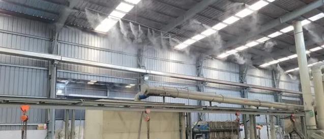 zinc oxide dust warehouse spray dust removal