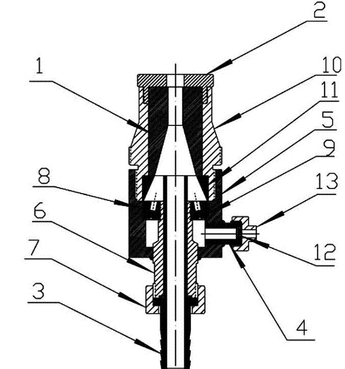 nozzle structure of spray gun