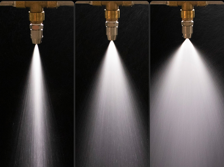 structure of vortex core spray nozzle