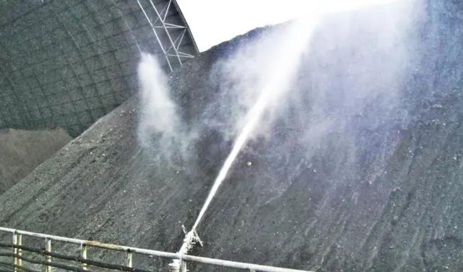 dust removal gun in coal yard role